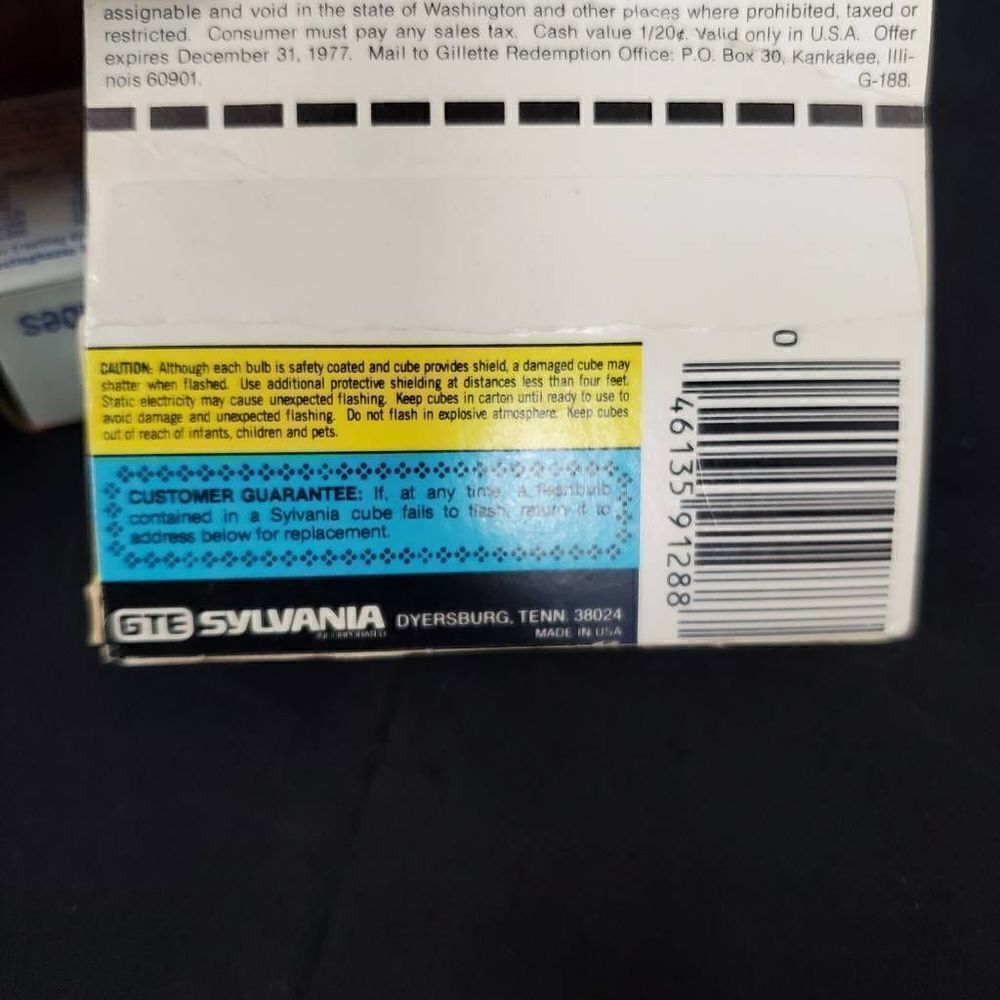 6 NIB Flash Cubes for camera - Picture 3 of 4